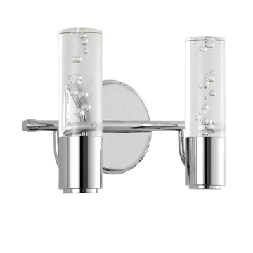 Bolha Minimalist Modern Bubble Acrylic/Iron Integrated LED Vanity Light - JONATHAN Y